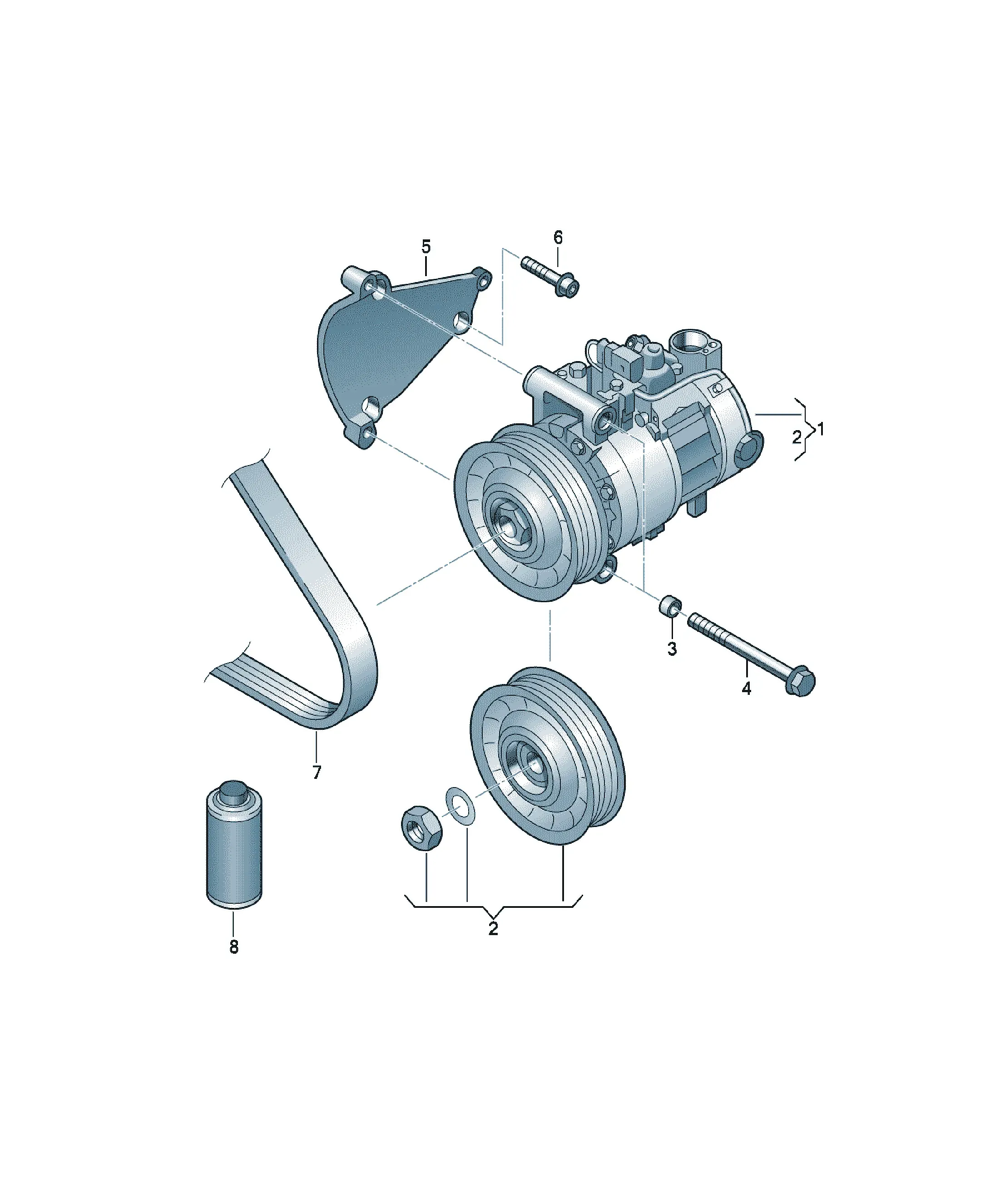 სქემა «კონდიციონერის კომპრესორი»