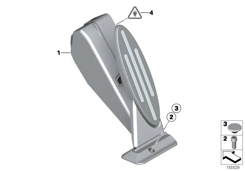 Accelerator pedal diagram