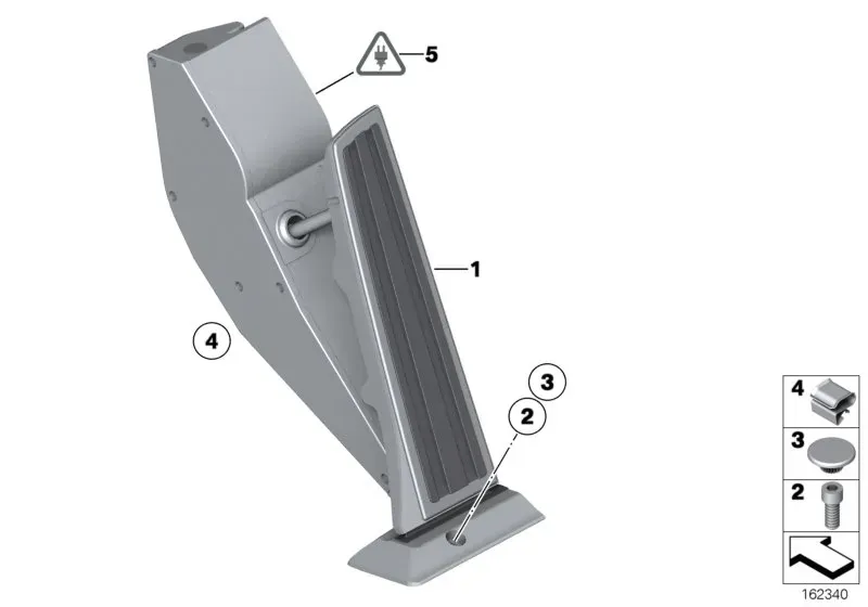 Accelerator pedal diagram