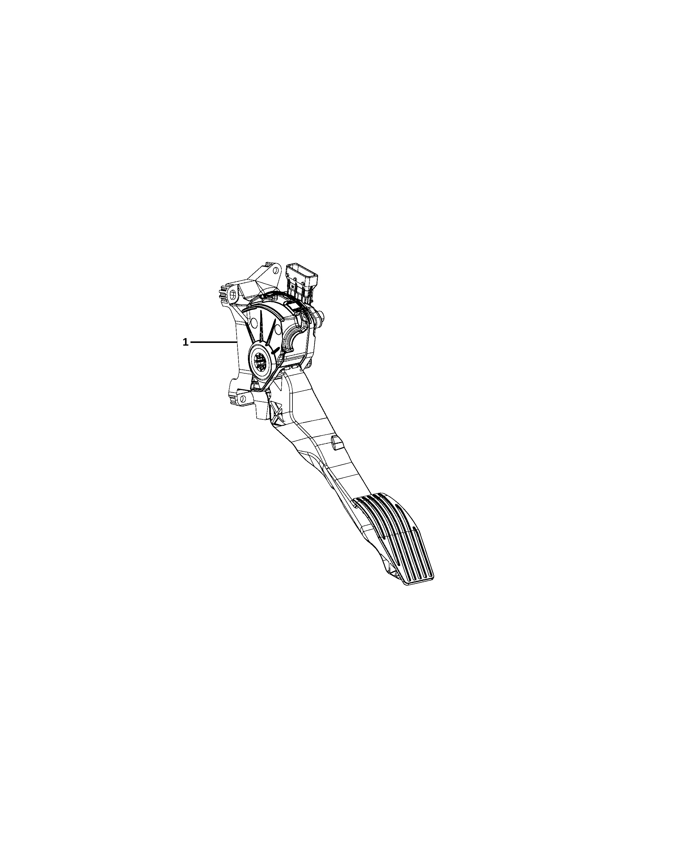 Accelerator pedal diagram