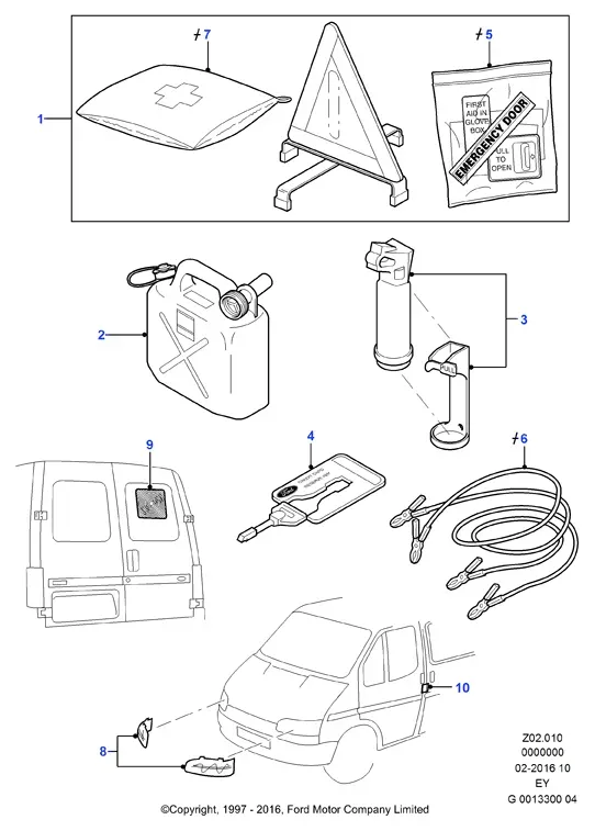 Accessories diagram