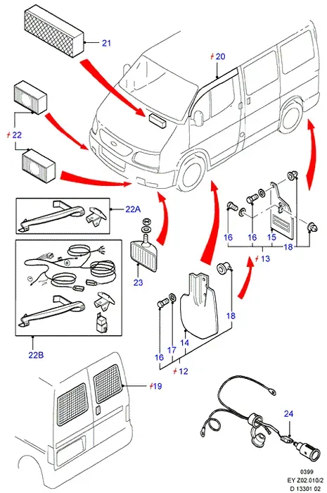 Accessories diagram
