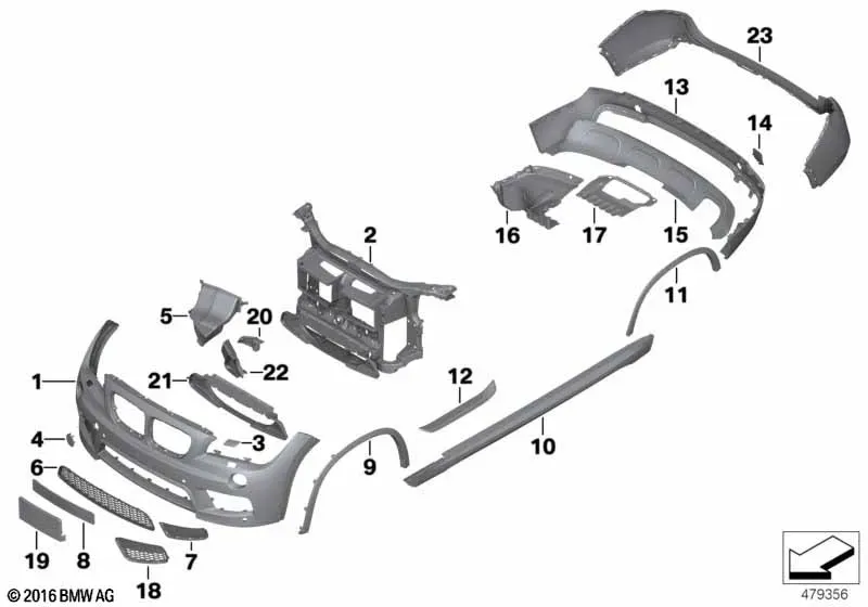 M aerodynamic package diagram