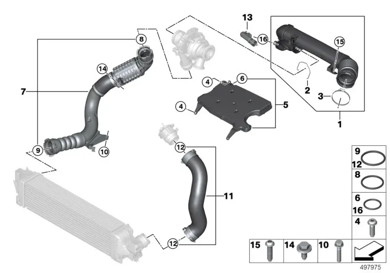 Air intake system diagram