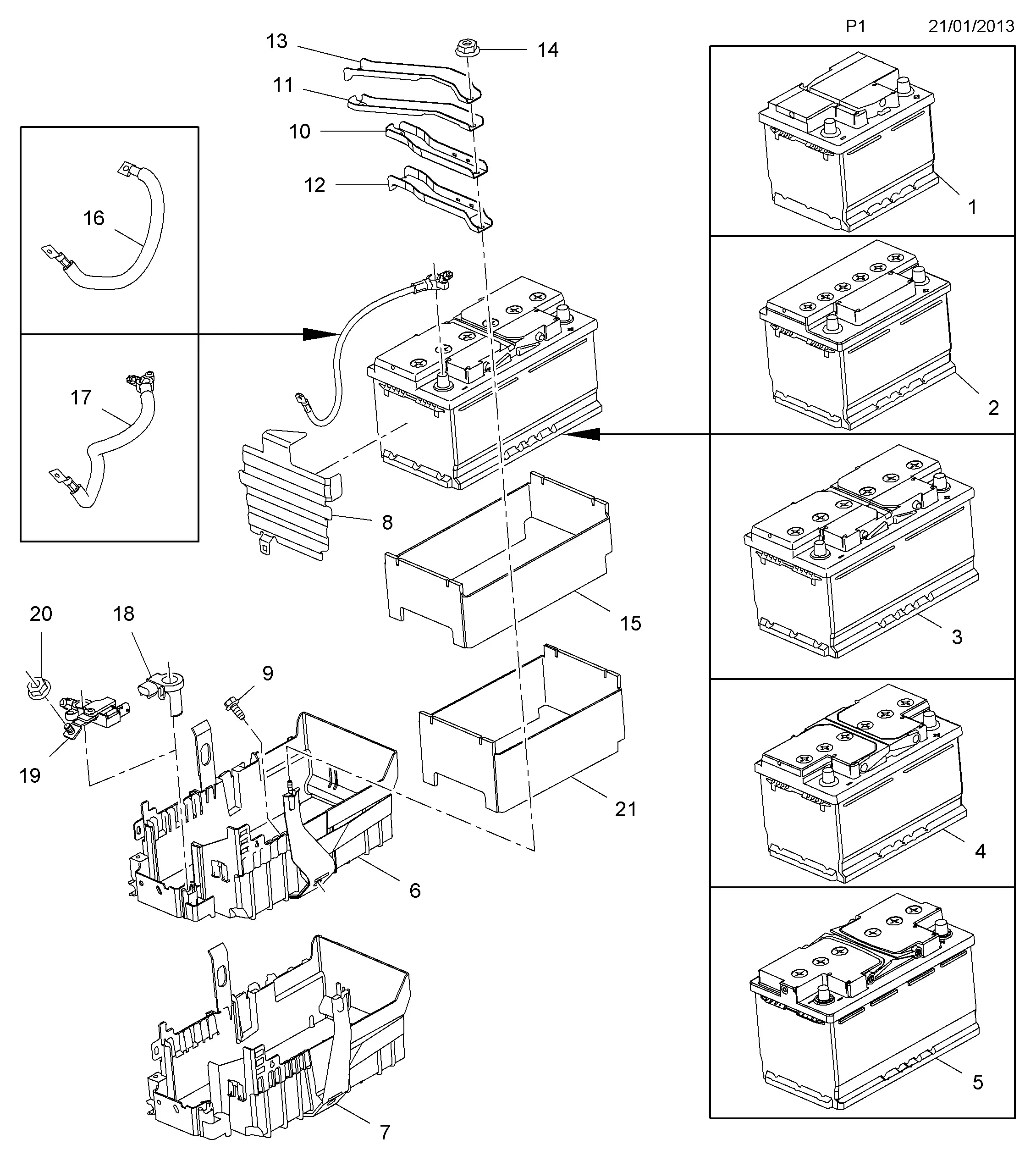 Battery diagram