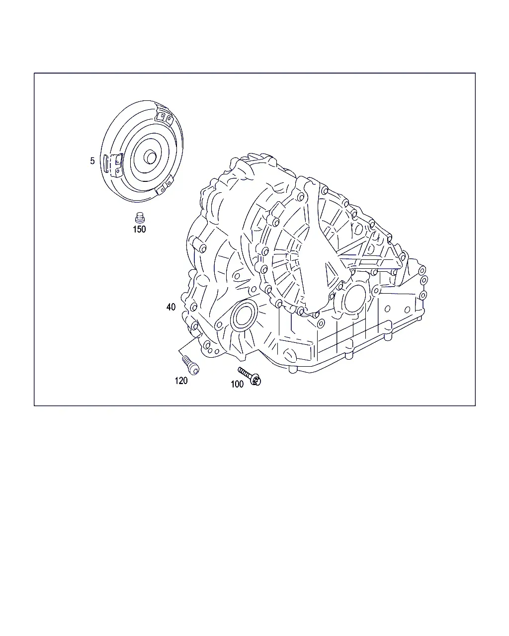 Automatic transmission assembly diagram