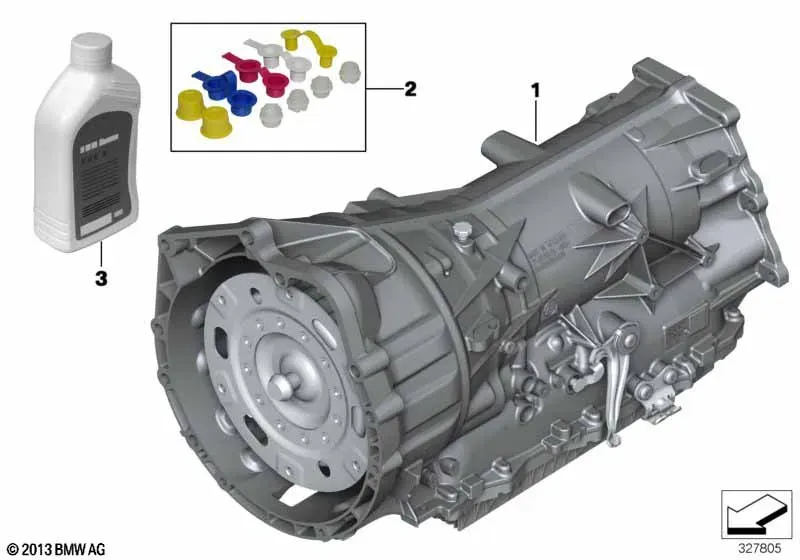Automatic transmission, AWD diagram