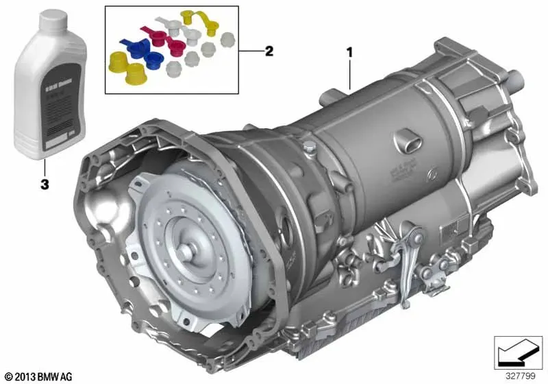 Automatic transmission, AWD diagram