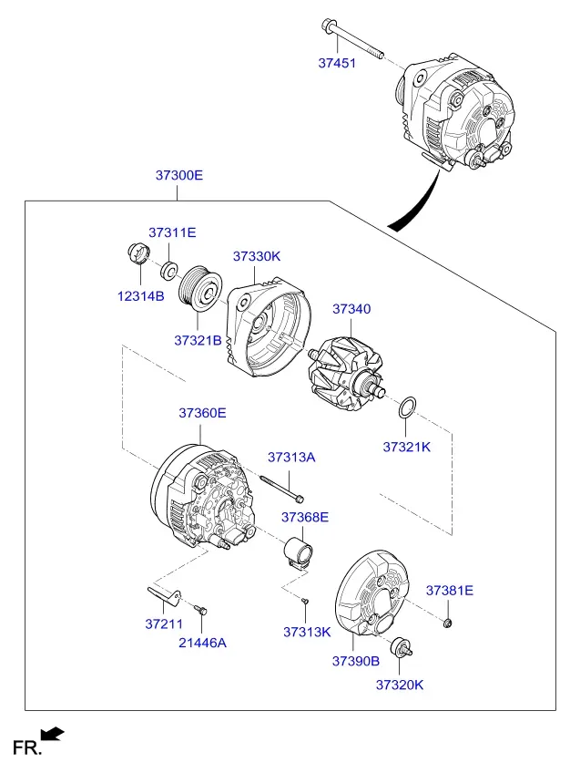 Alternator diagram