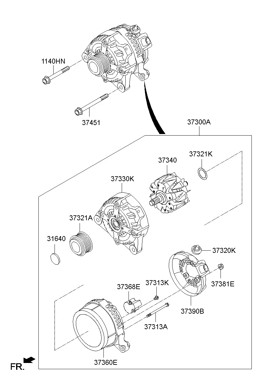Alternator diagram