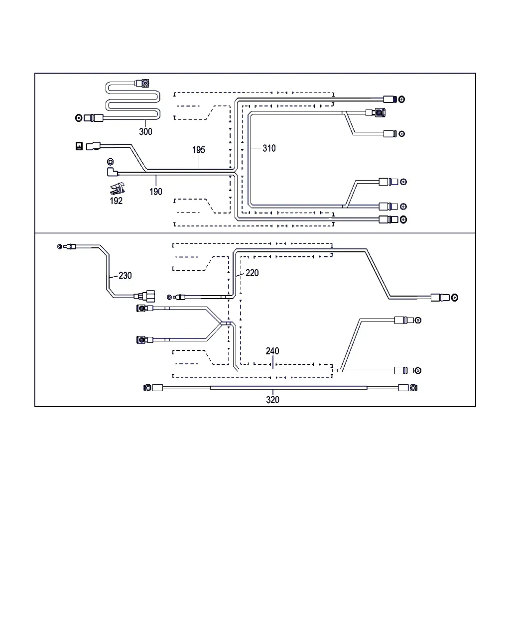 Antenna wiring diagram