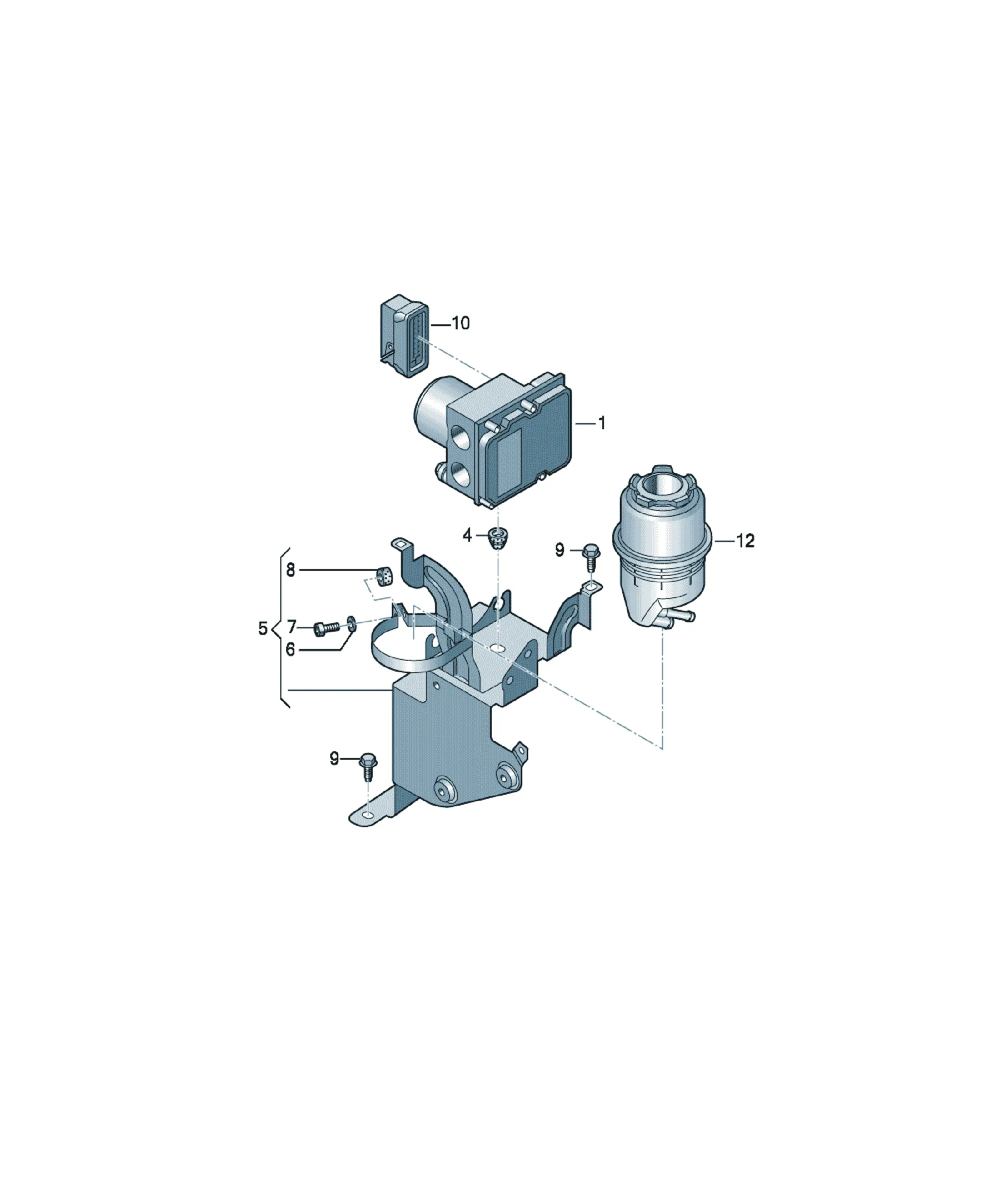 Anti-lock brake system diagram