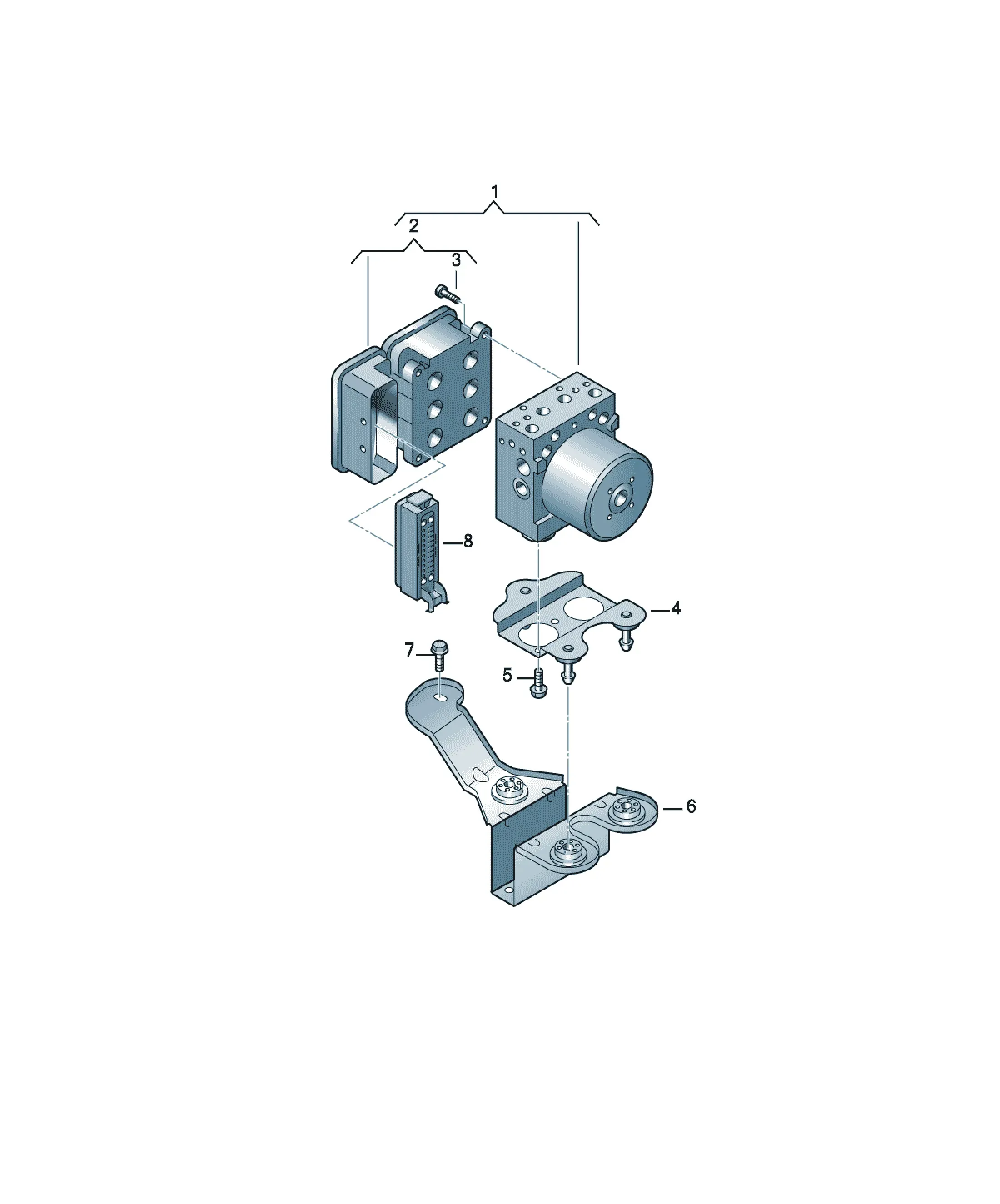 Anti-lock brake system diagram
