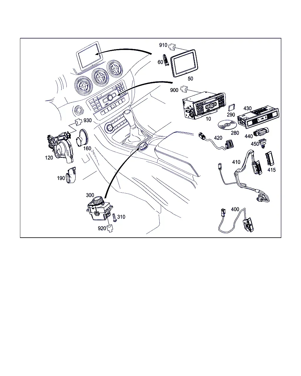 Audio control unit diagram