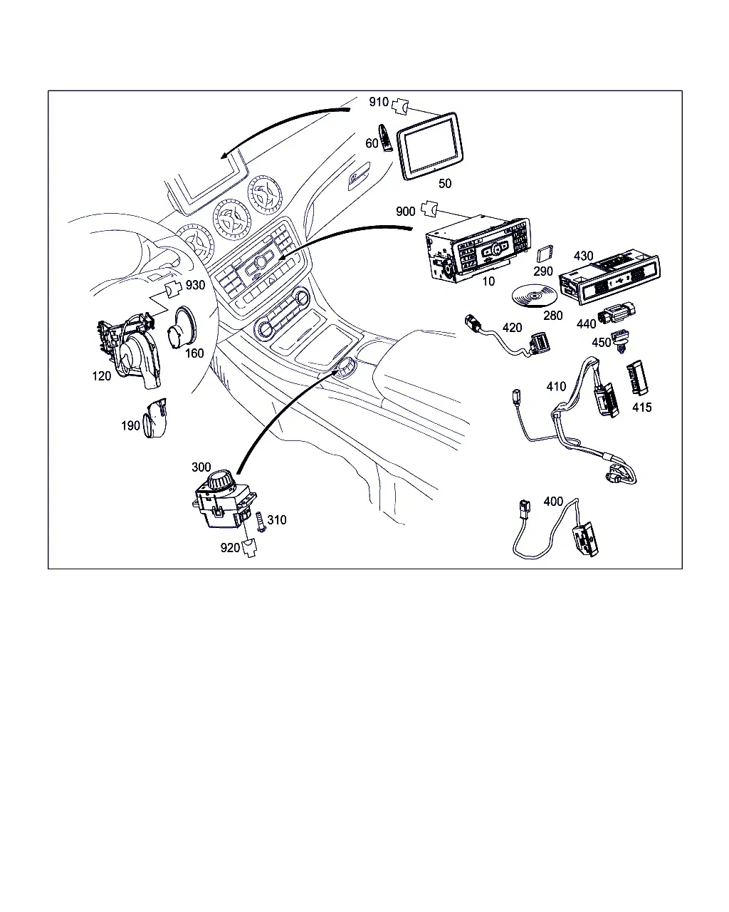 Audio control unit diagram