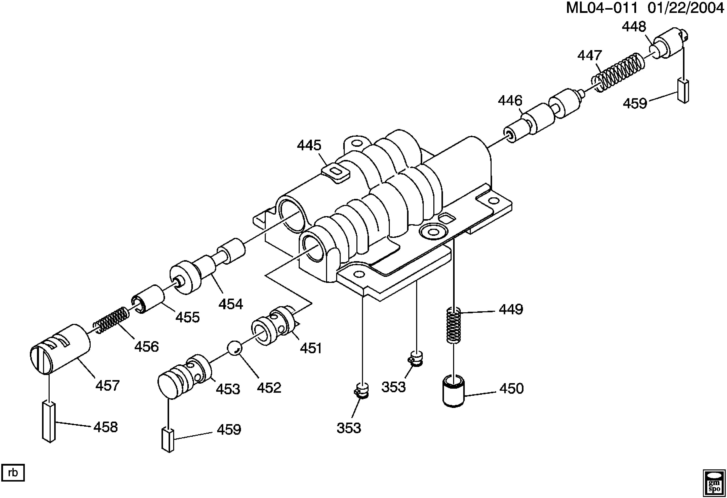 Valve body diagram