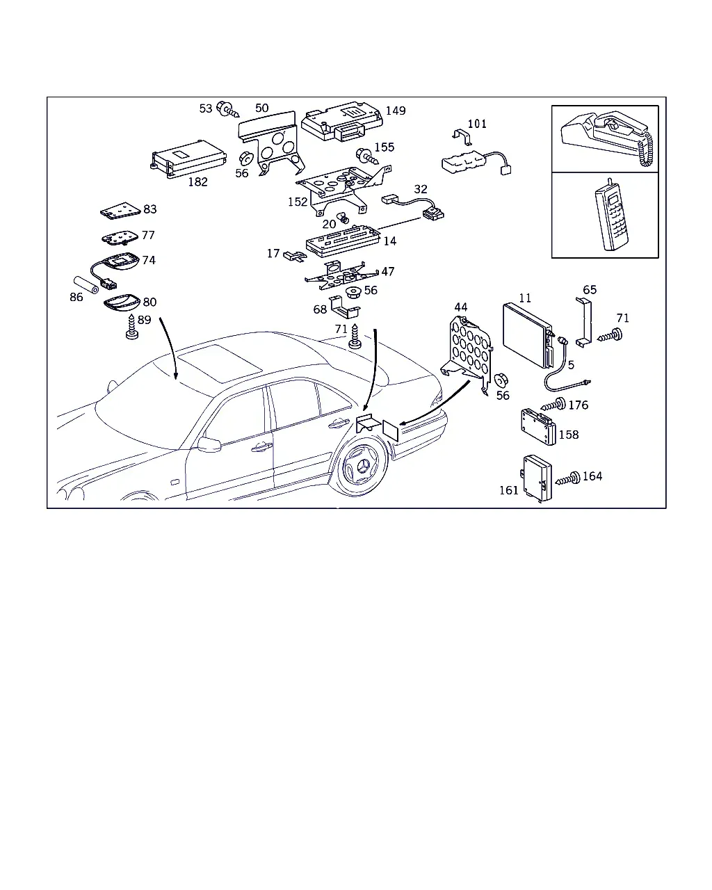 Car phone diagram