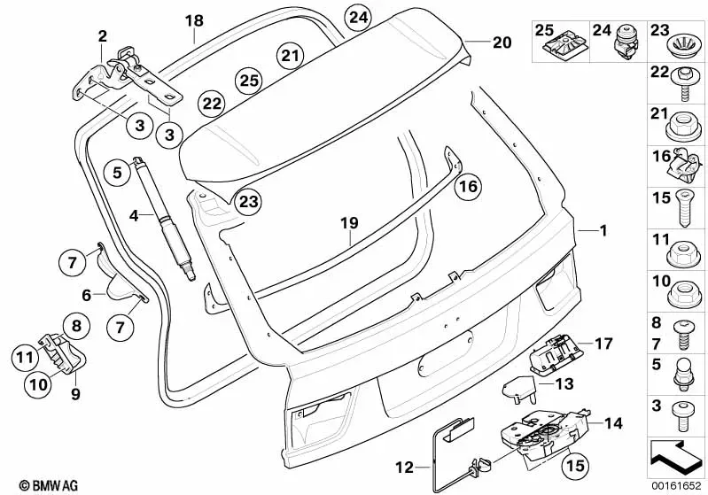 Tailgate diagram