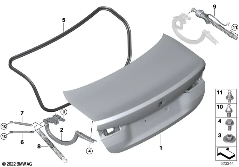 Tailgate diagram