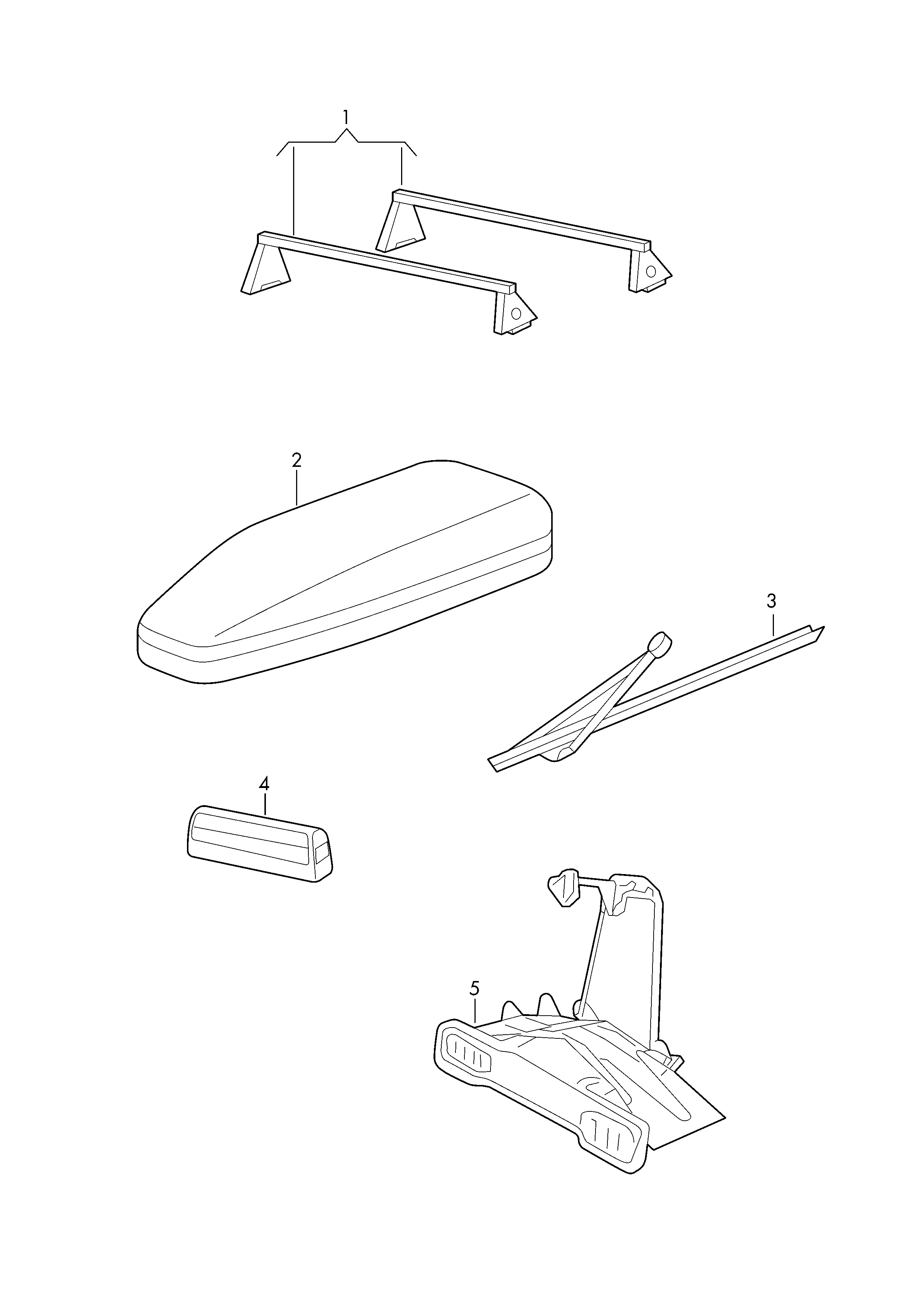 Roof rack diagram