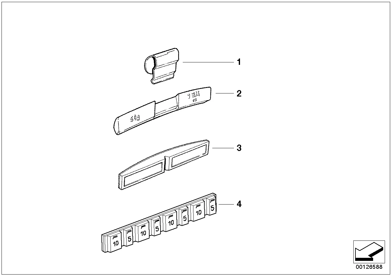Balance weight diagram