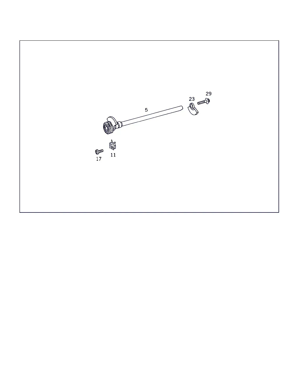 Balance shaft diagram