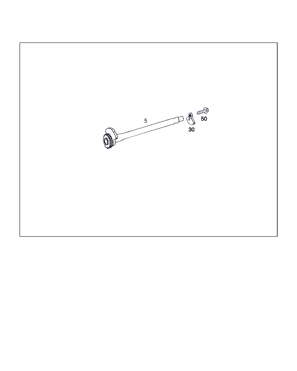 Balance shaft diagram