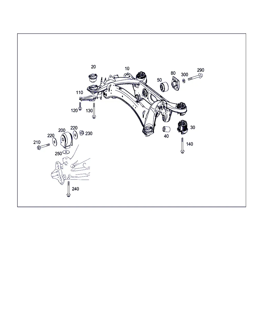 Axle beam diagram