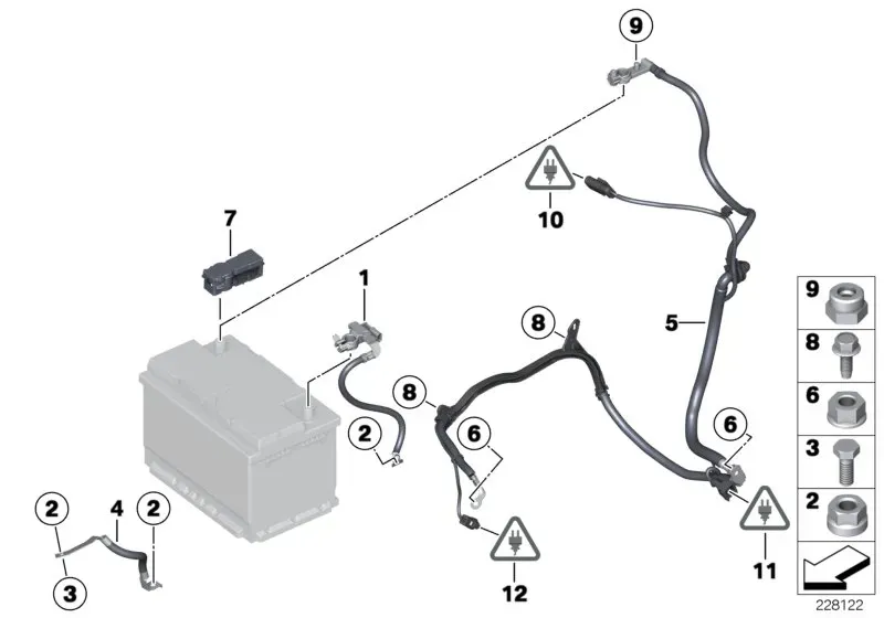 Battery cable diagram