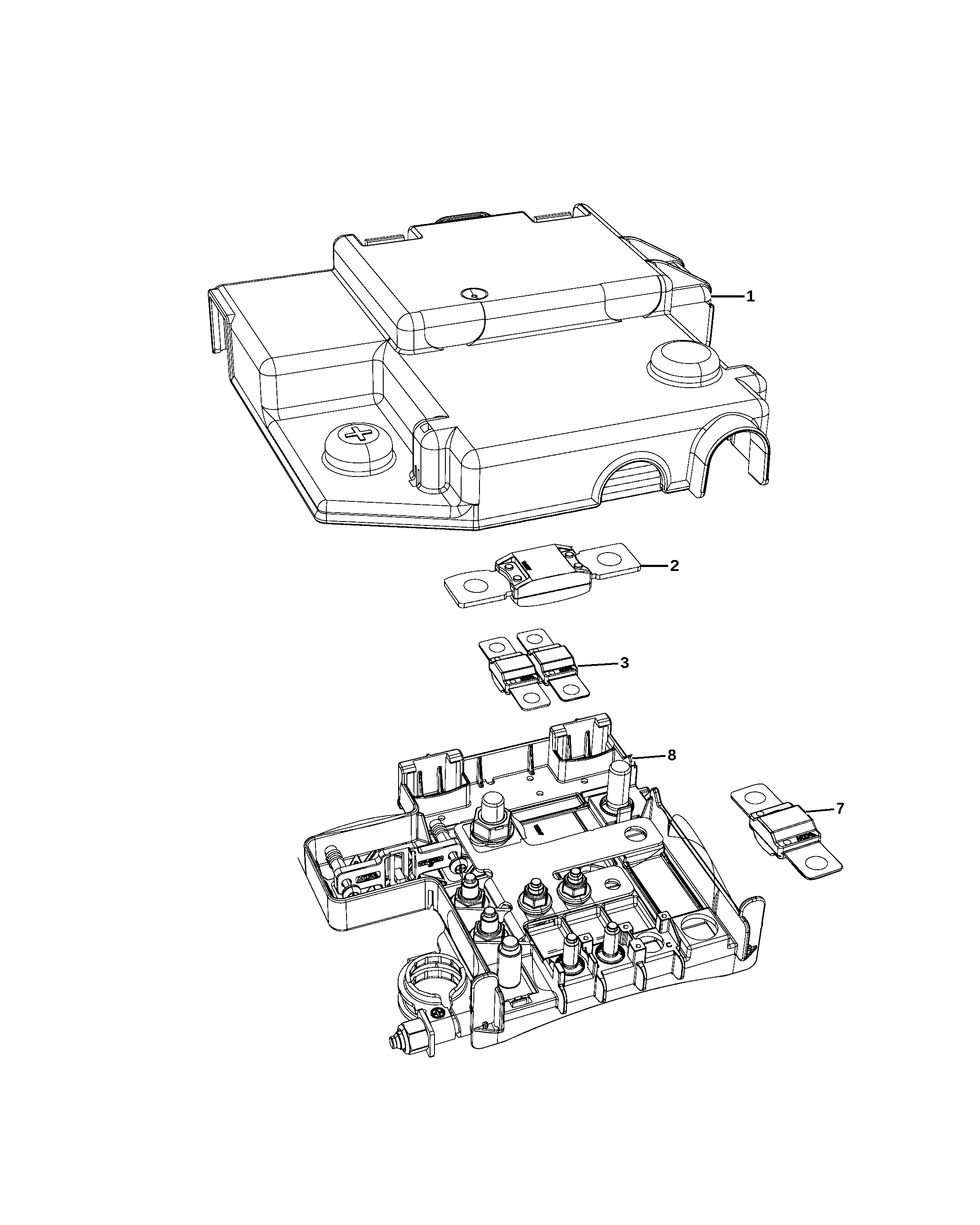 Battery control unit diagram