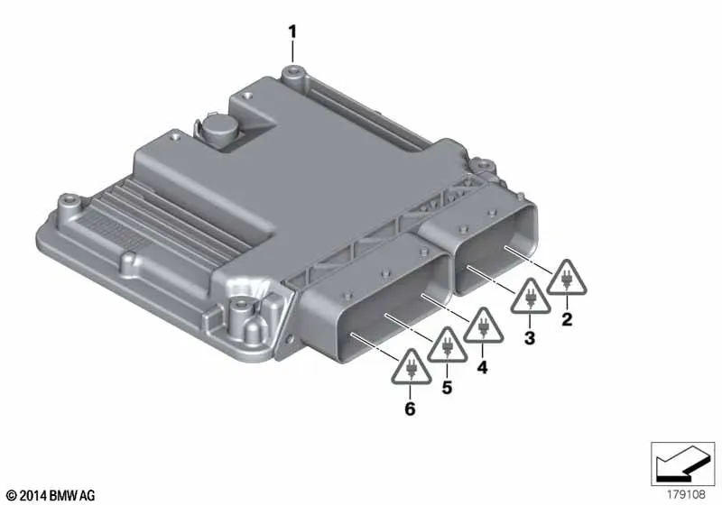 Схема «Электронный блок управления двигателем»
