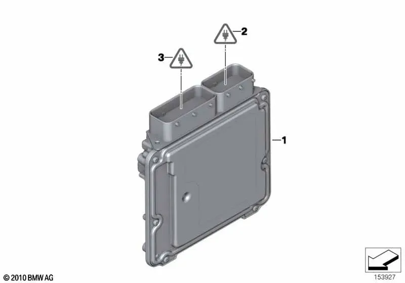 Engine control unit diagram