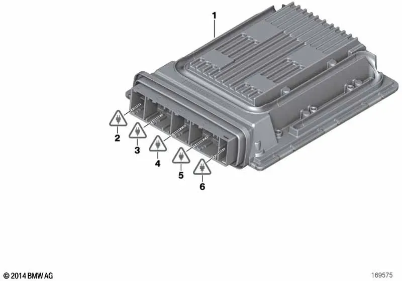 Engine control unit diagram