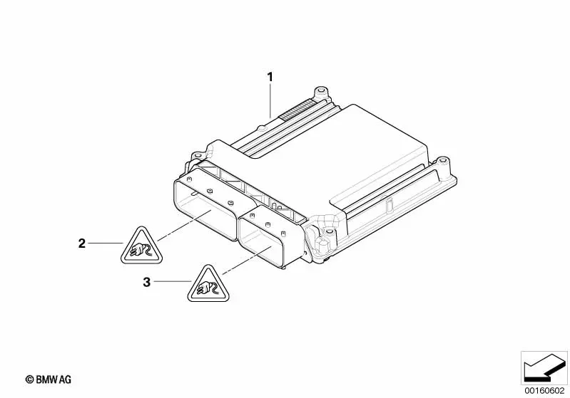 Engine control unit diagram
