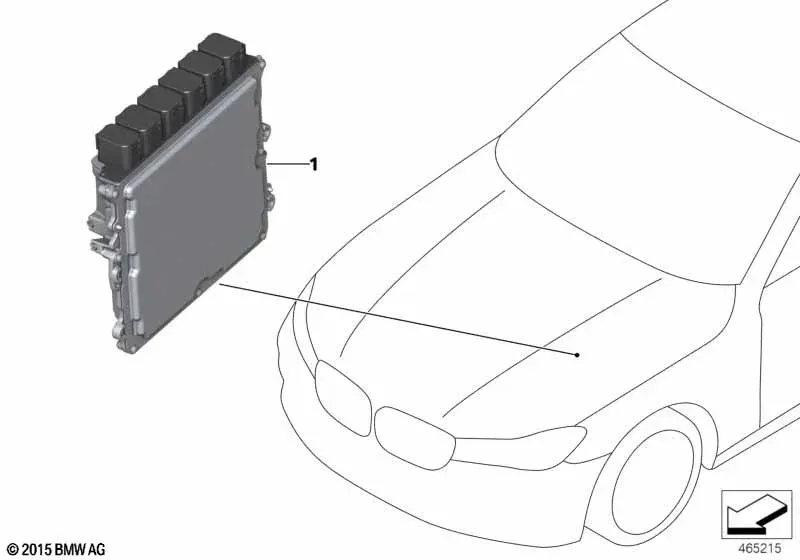 Engine control unit diagram