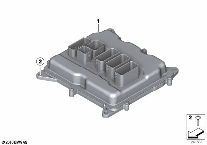 Engine control unit diagram