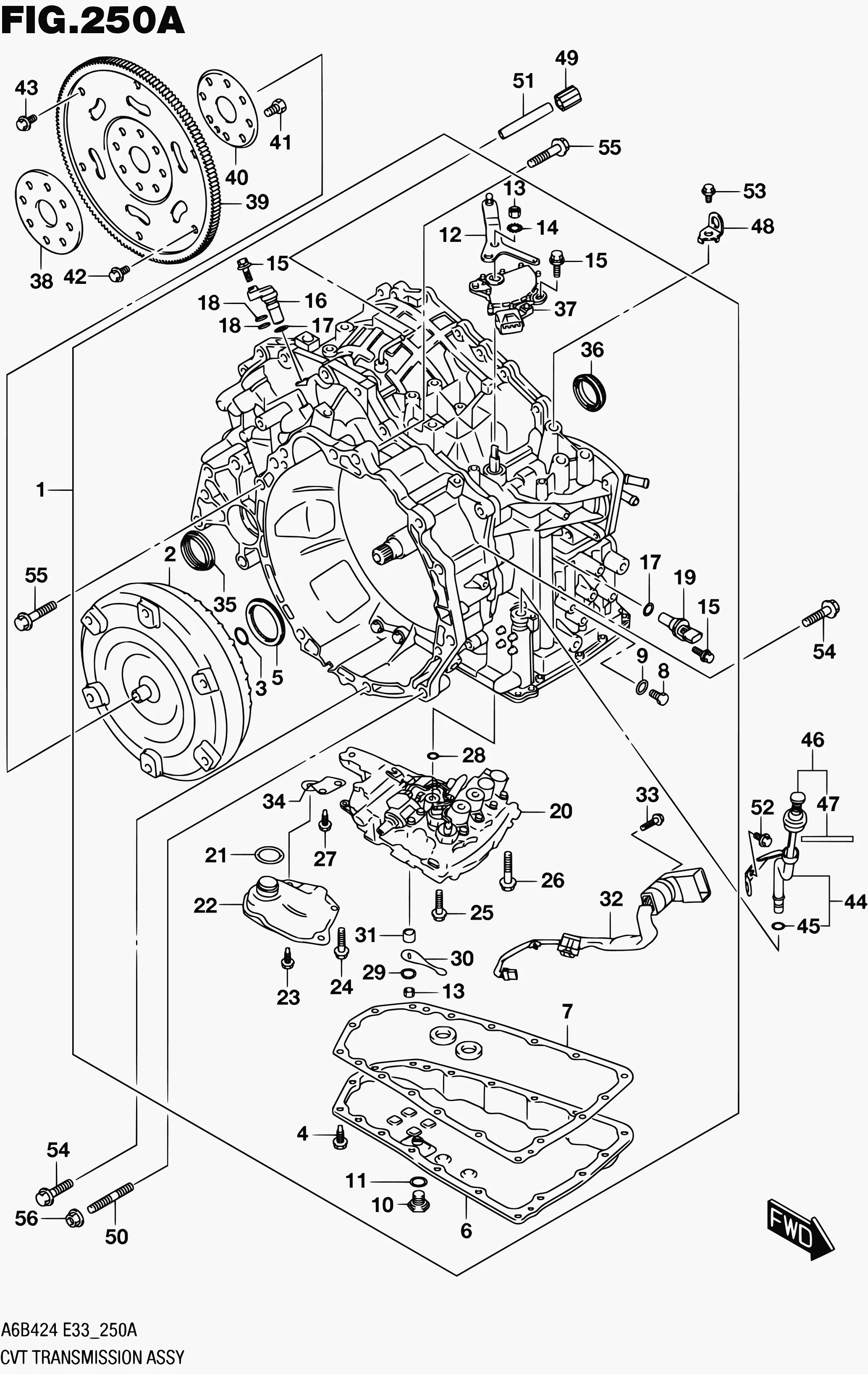 CVT transmission diagram