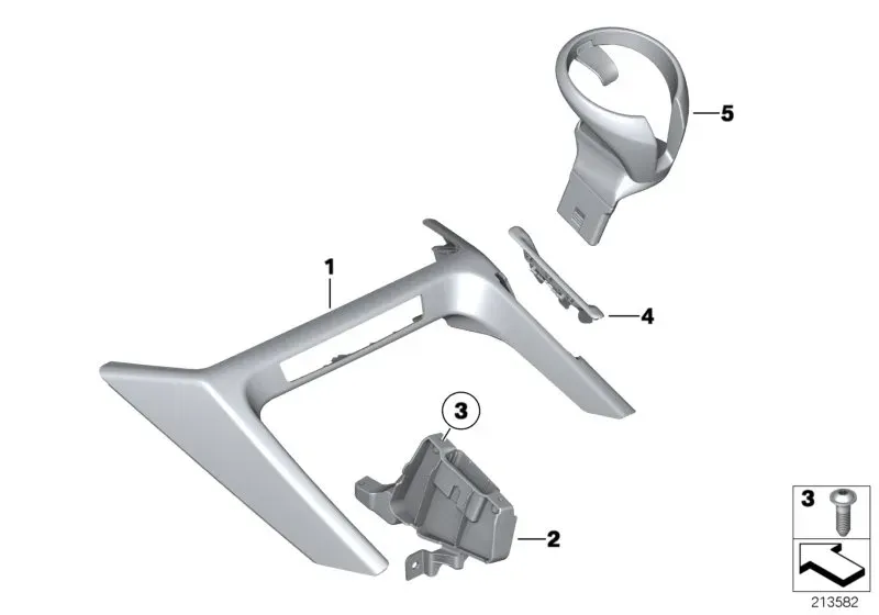 Front cup holder diagram