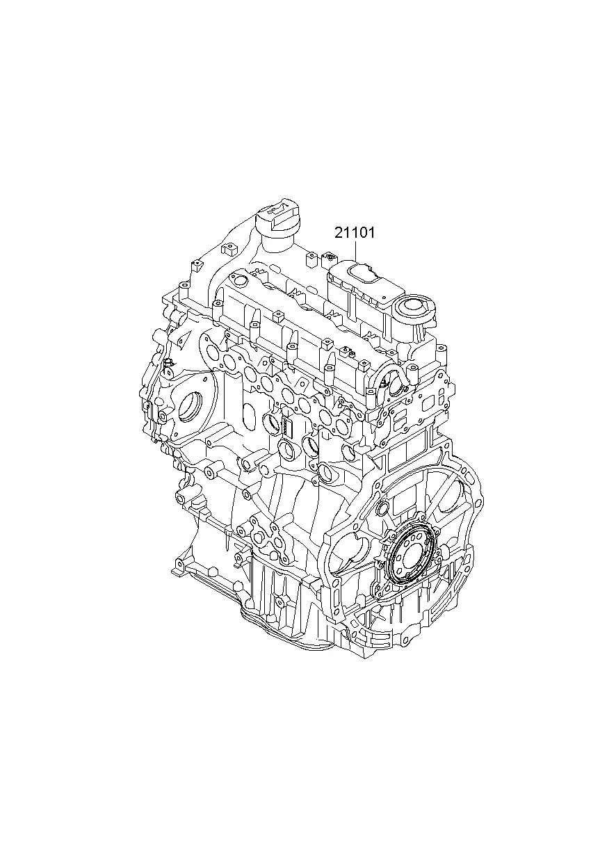 Engine assembly diagram