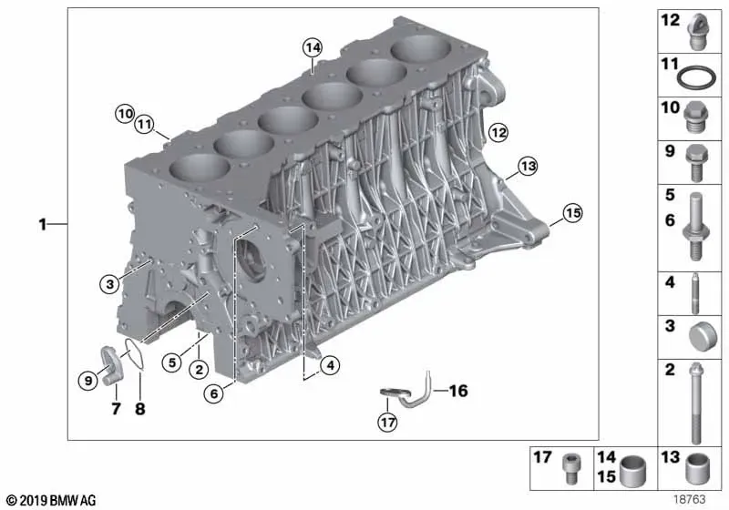 Cylinder block diagram
