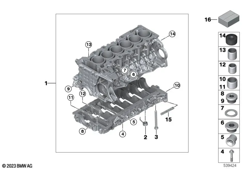 Cylinder block diagram