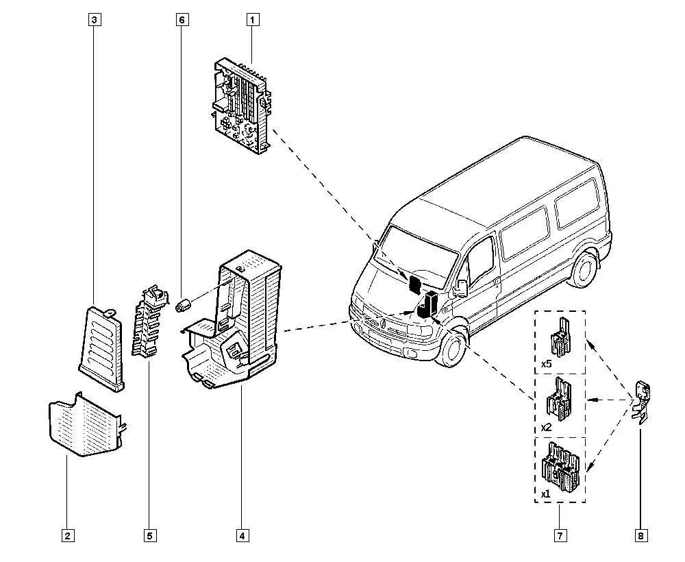 Relay and fuse box diagram