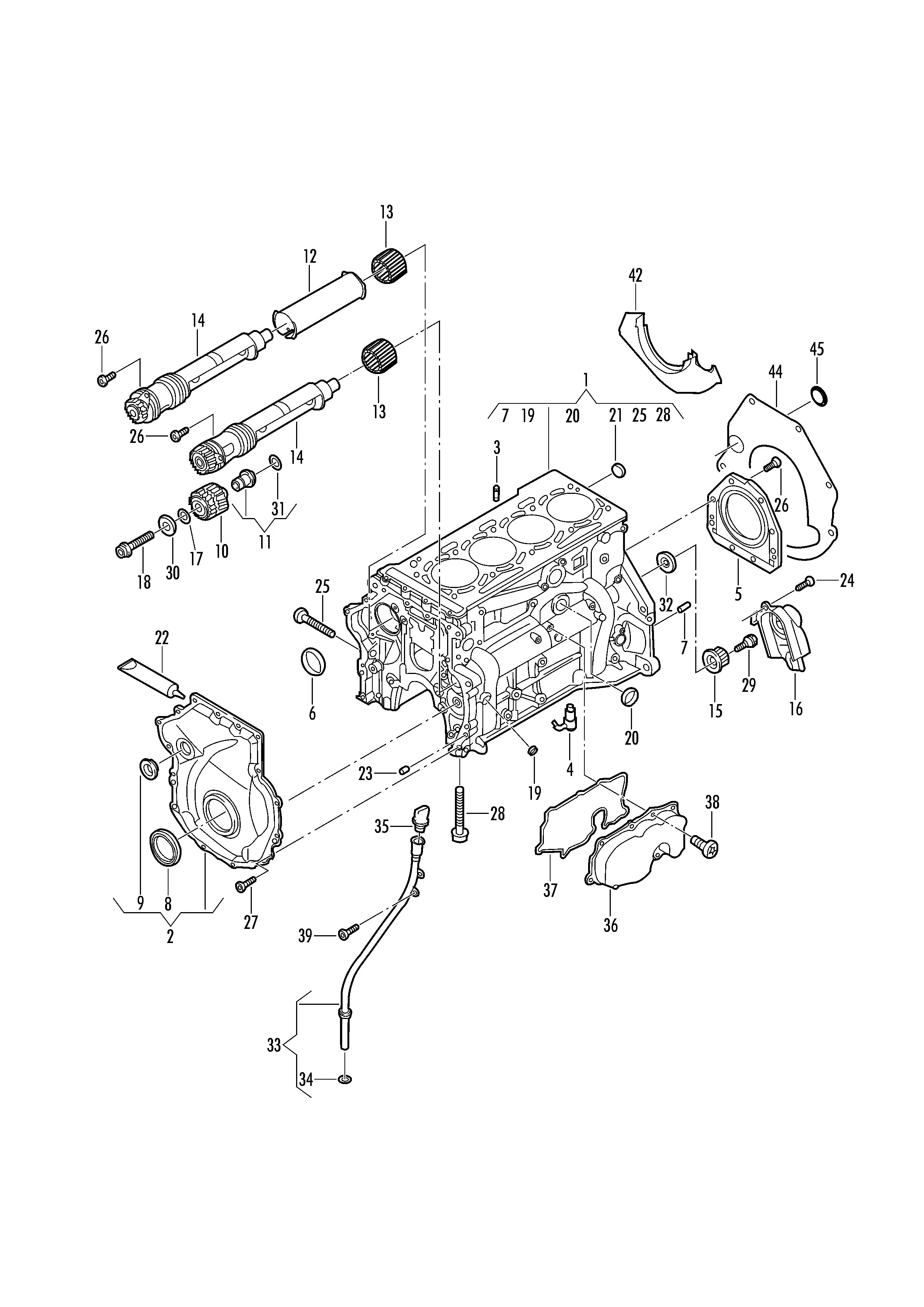 Cylinder block diagram