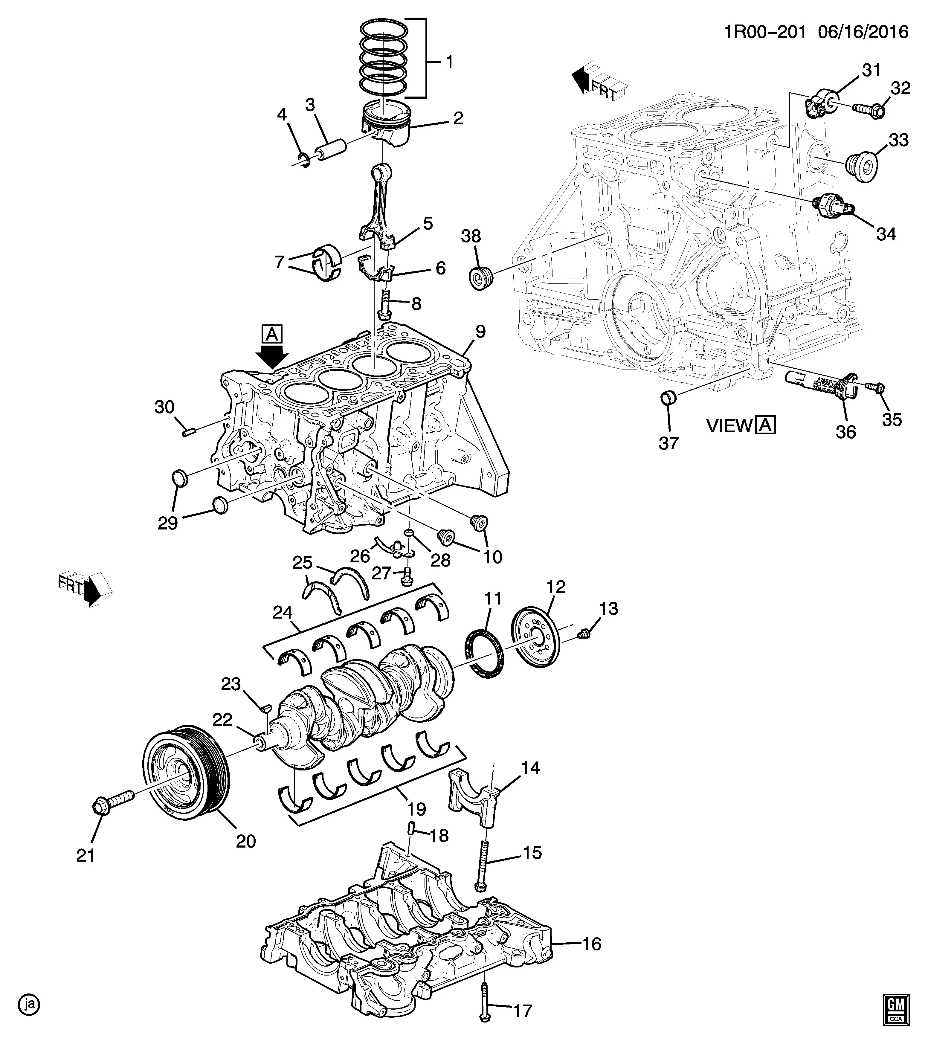 Cylinder block diagram