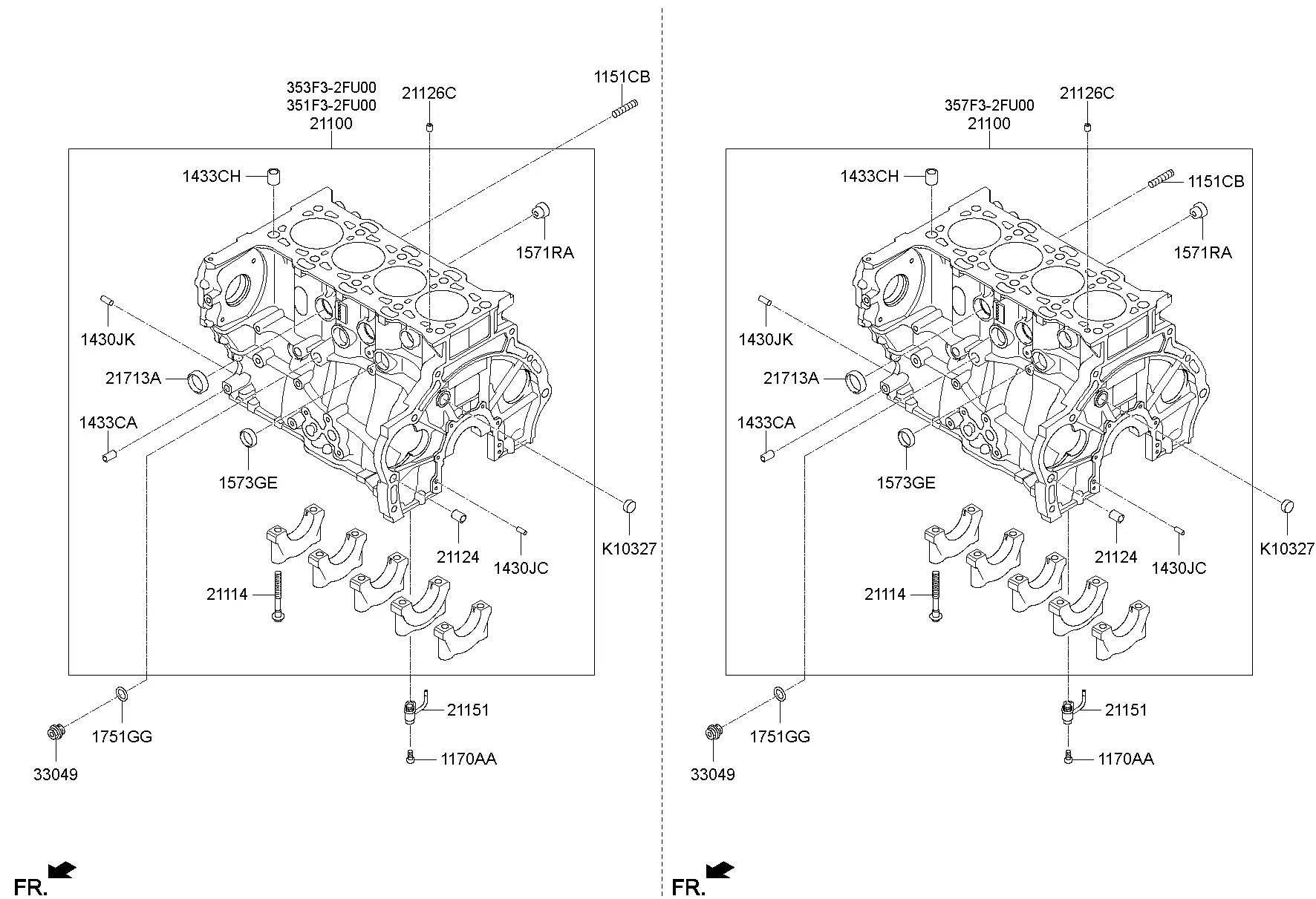 Cylinder block diagram
