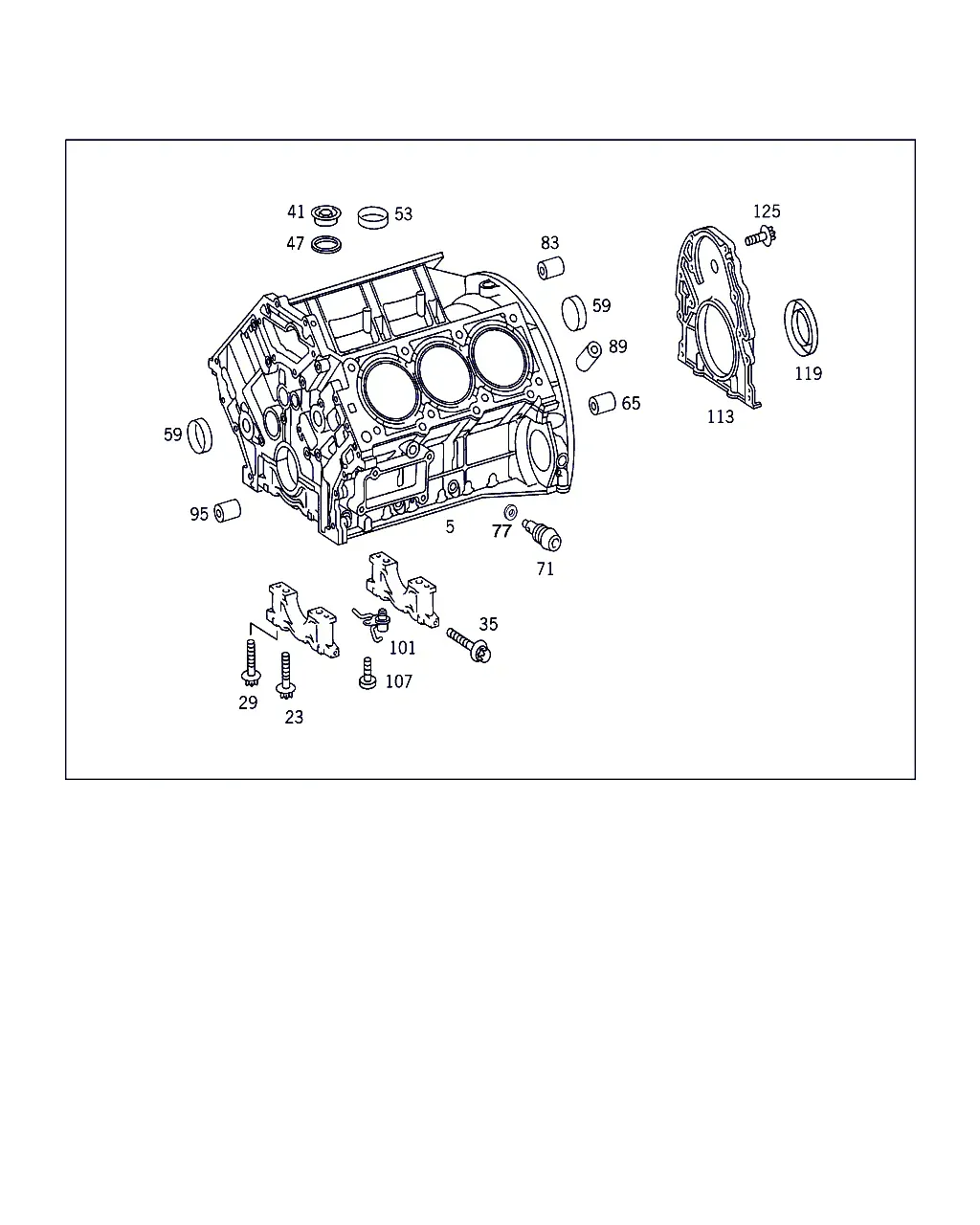 Cylinder block diagram