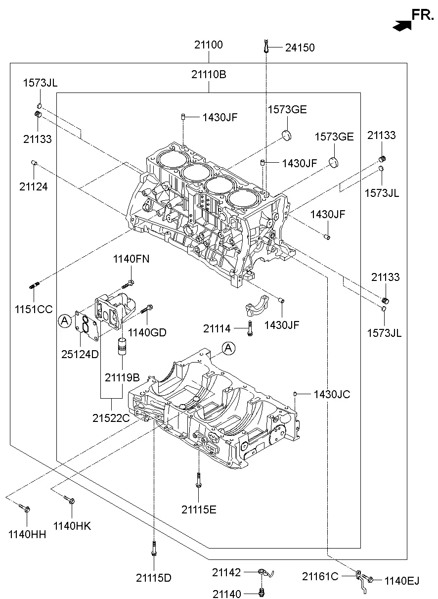 Cylinder block diagram