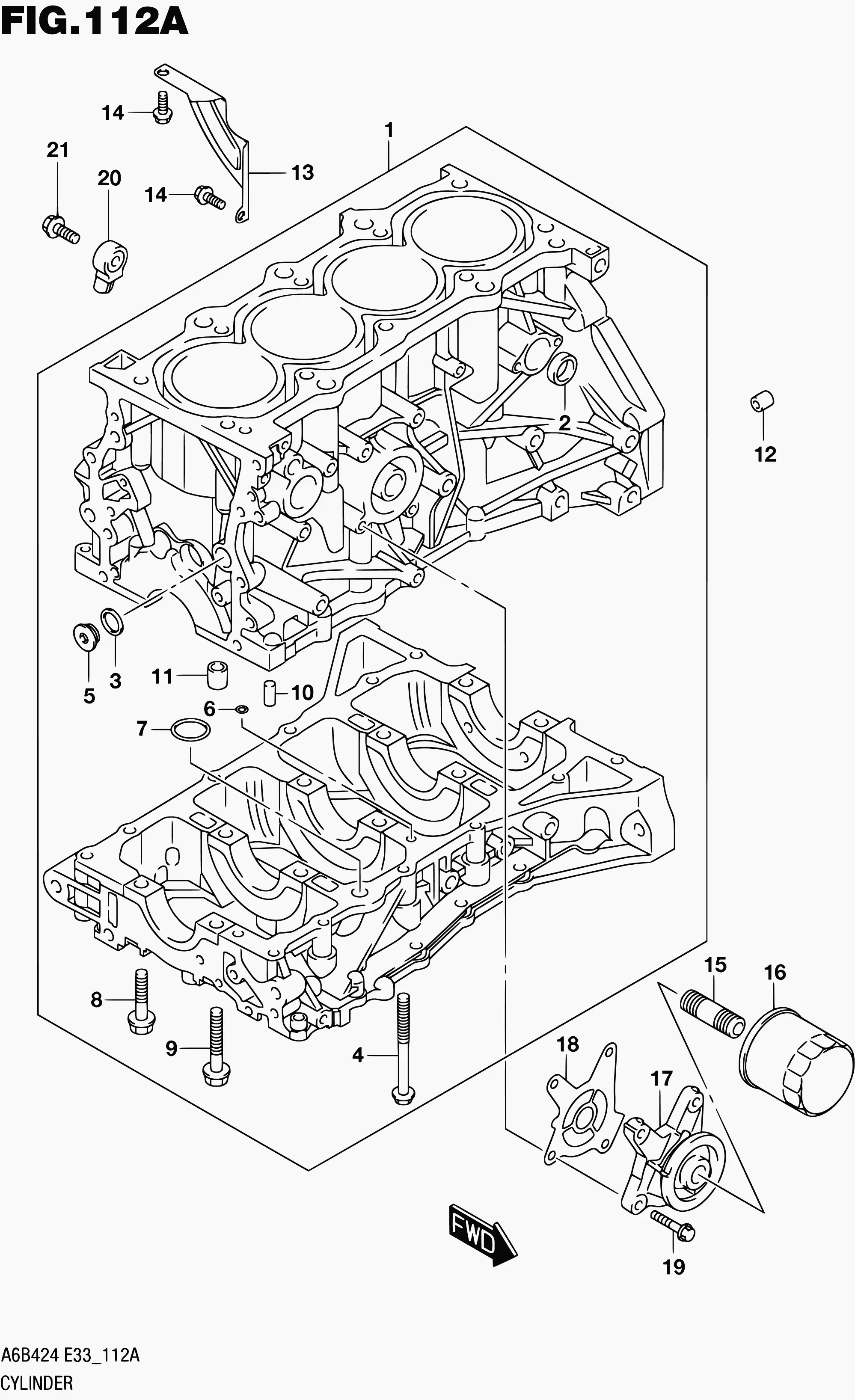 Cylinder block diagram