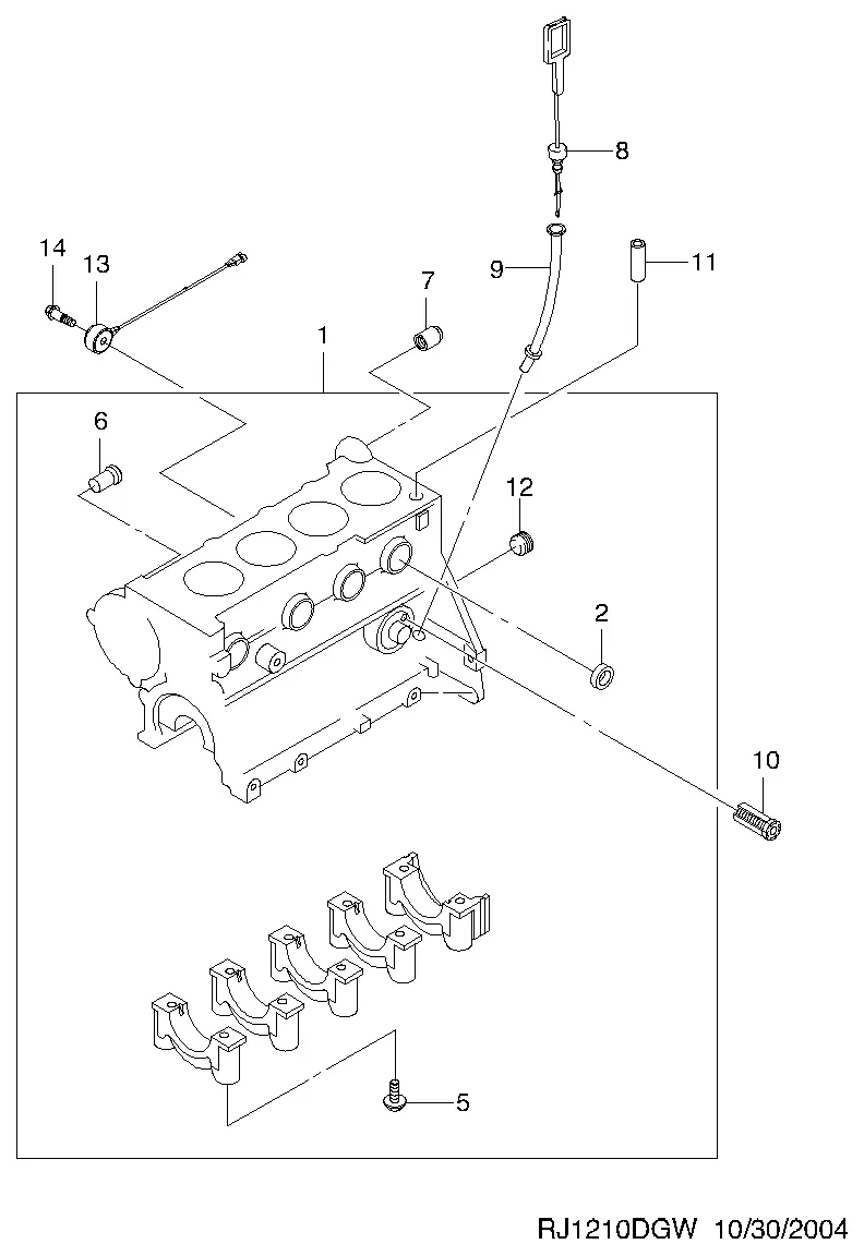 Cylinder block diagram