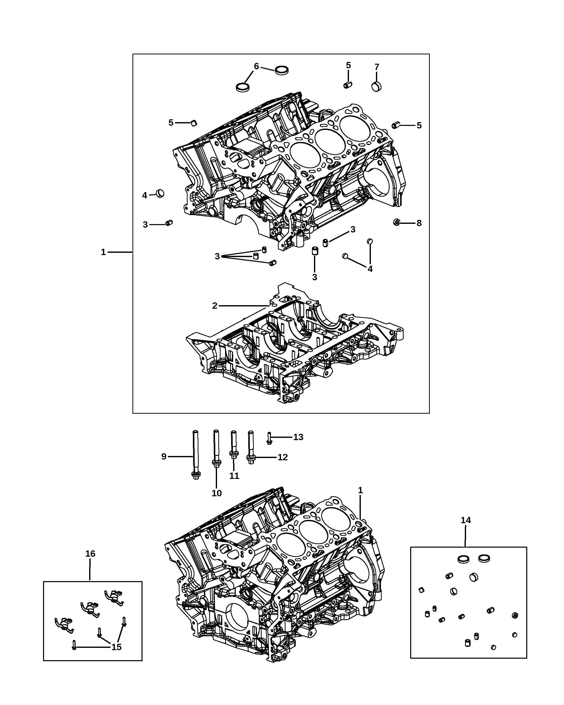 Cylinder block diagram